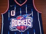 NBA 0 Westbrook Rockets Maillot Retro brodé